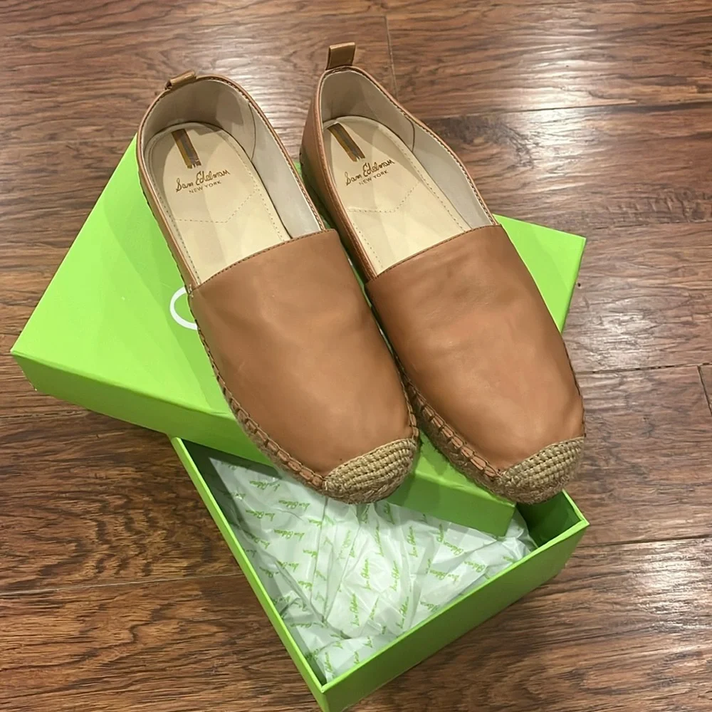 Sam Edelman 9 1/2 M Kelley, Cuoio Brownlea - Picture 1 of 4
